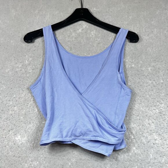 Lululemon It's A Tie Tank Top Womens Size 2 Blue Sleeveless Athleisure Active - Picture 1 of 9